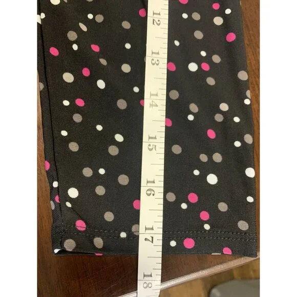 Anne Klein Polka Dot Scoop‎ Neck 3/4 Sleeve Blouse Size L - Picture 4 of 7
